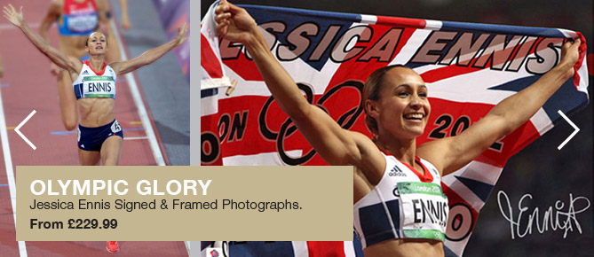 Signed Jessica Ennis photos