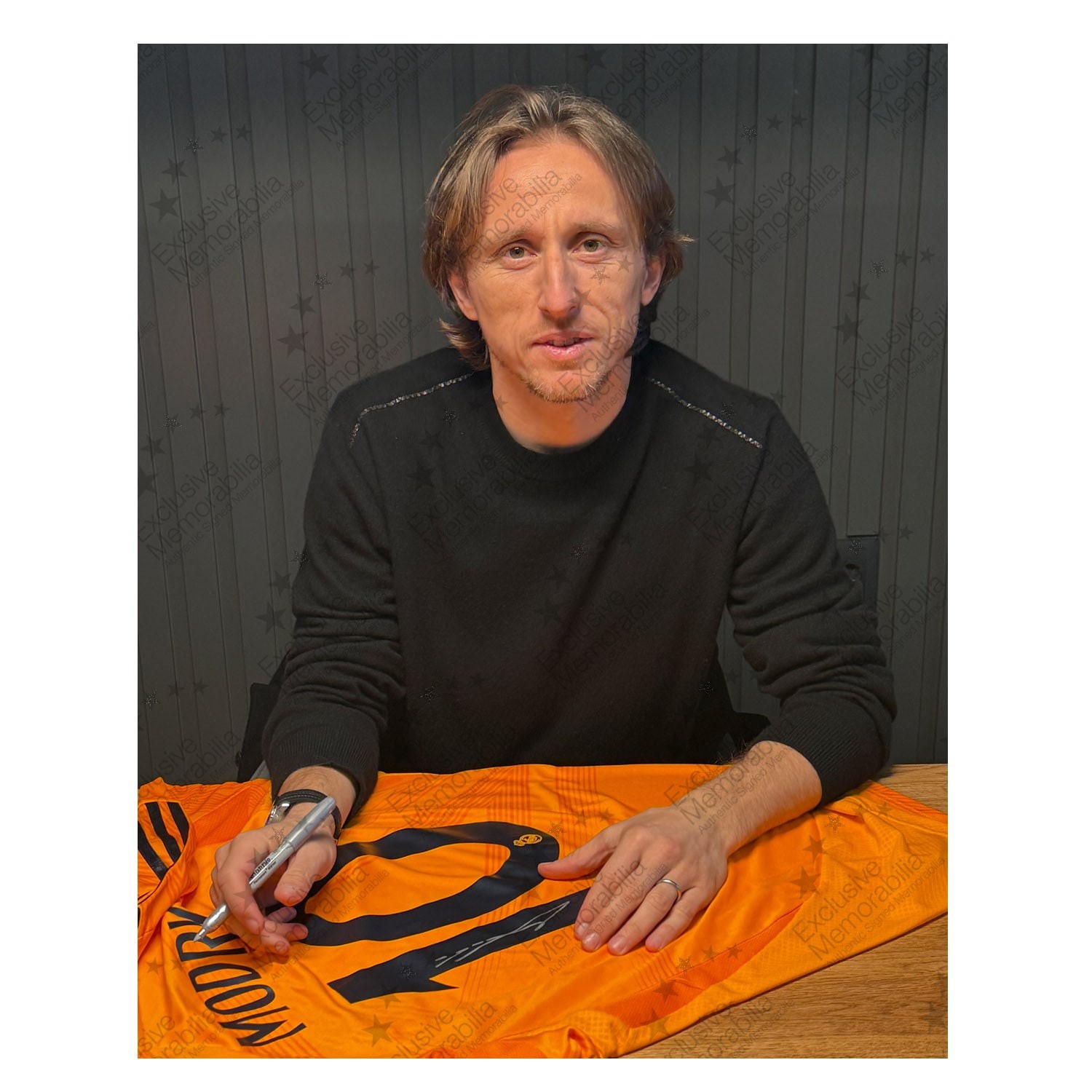 Luka Modric Signed Real Madrid 24-25 Away Football Shirt. Standard Frame