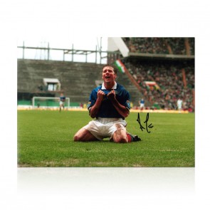 Ally McCoist Signed Rangers Photo: Old Firm Record Breaker
