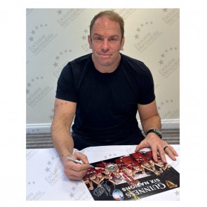 Alun Wyn Jones Signed Wales Rugby Photo: Grand Slam. Deluxe Frame