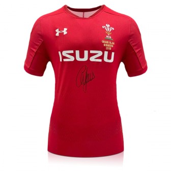 Alun Wyn Jones Signed 2019 Wales Rugby Shirt