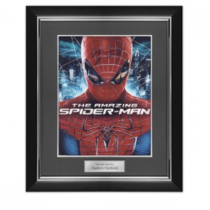 Andrew Garfield Signed The Amazing Spider-Man Poster. Deluxe Frame