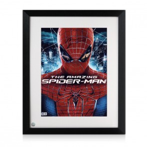 Andrew Garfield Signed The Amazing Spider-Man Poster. Framed