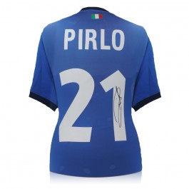 Andrea Pirlo Signed Italy 2018-19 Football Shirt
