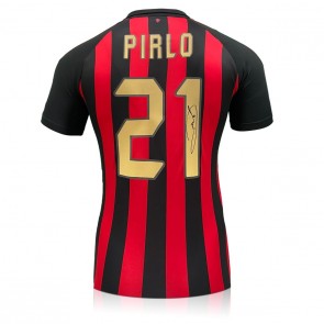 Andrea Pirlo Signed AC Milan 2018-19 Football Shirt