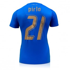 Andrea Pirlo Signed Italy 2022-23 Football Shirt