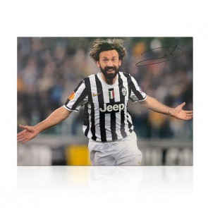 Andrea Pirlo Signed Juventus Football Photo