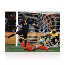 Andres Iniesta Signed Spain Football Photo: World Cup Winner