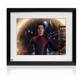 Andrew Garfield Signed Spider-Man: No Way Home Photo. Framed