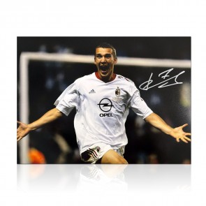 Andriy Shevchenko Signed AC Milan Football Photo: Winning Penalty
