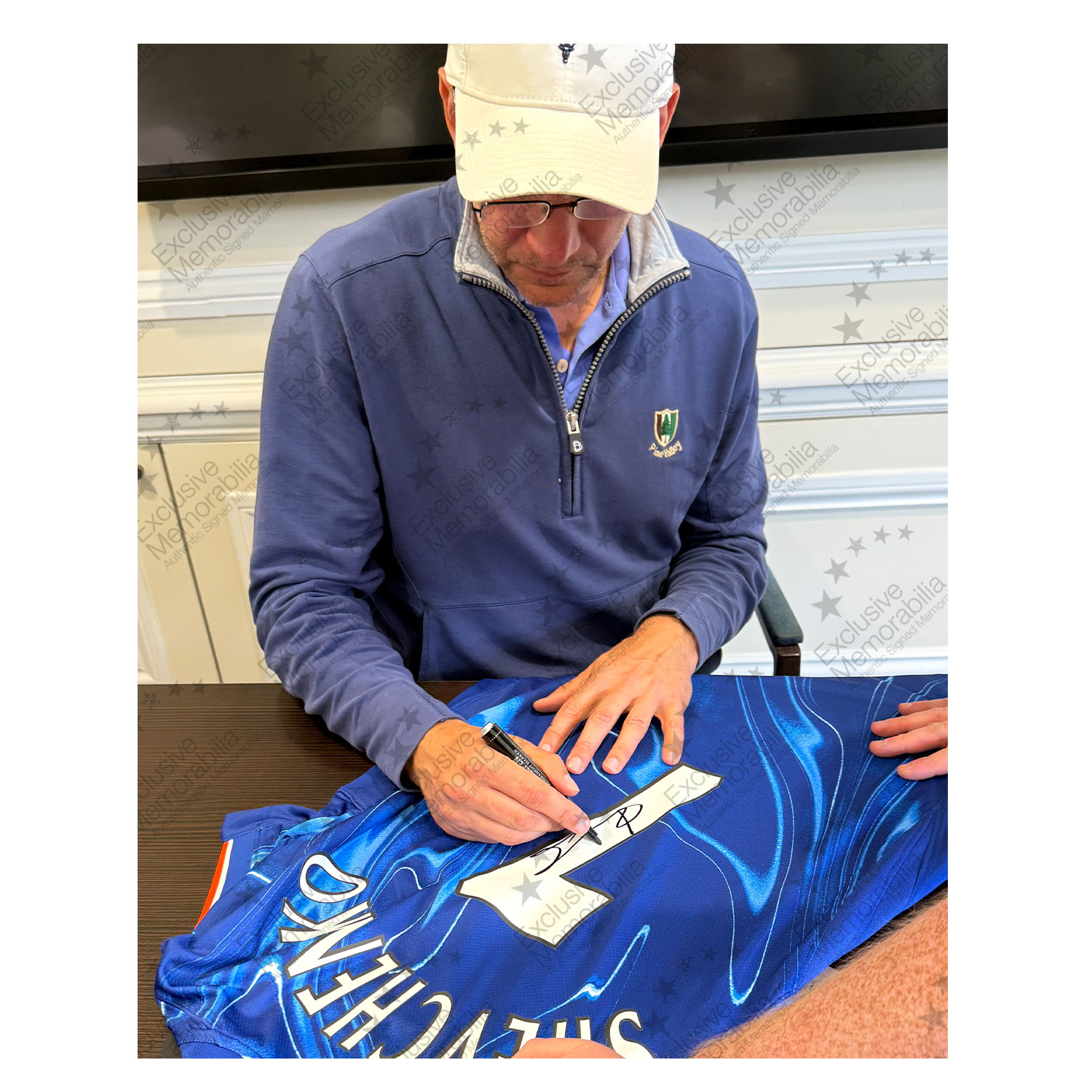Andriy Shevchenko Signed Chelsea 2024-25 Football Shirt. Superior Frame