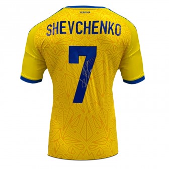 Andriy Shevchenko Signed Ukraine 2026-27 Football Shirt