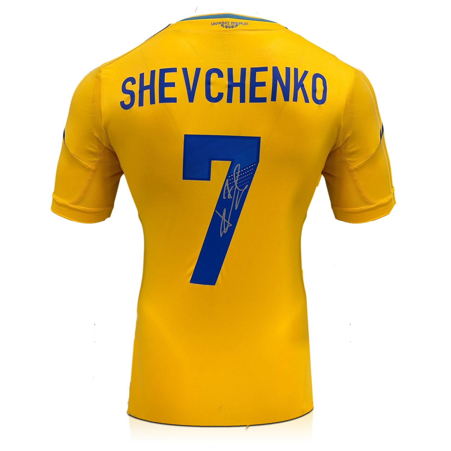 Andriy Shevchenko Signed Original Ukraine 2011-13 Football Shirt