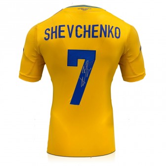 Andriy Shevchenko Signed Original Ukraine 2011-13 Football Shirt
