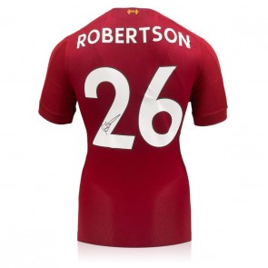 Andy Robertson Signed 2019-20 Liverpool Football Shirt