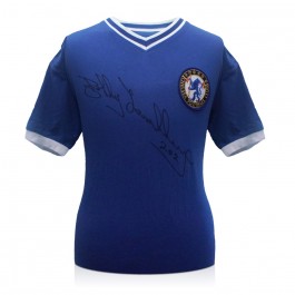 Bobby Tambling Front Signed 1960 Chelsea Football Shirt 