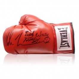 Mike Tyson And Frank Bruno Signed Boxing Glove