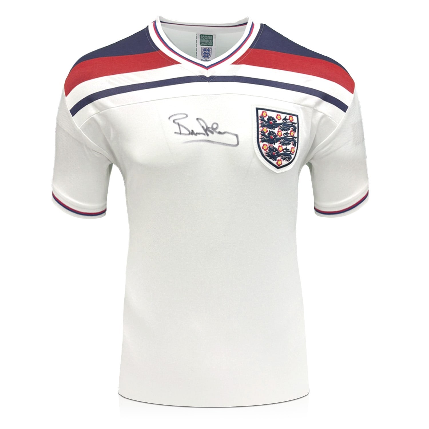 Bryan Robson Signed England 1982 Home Football Shirt