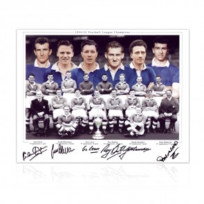 Chelsea 1955 Team Signed Photograph