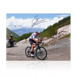 Chris Froome Signed Cycling Photo: 2018 Giro d'Italia