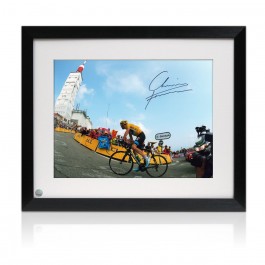 Chris Froome Signed Cycling Photo: Tour de France 2013. Framed