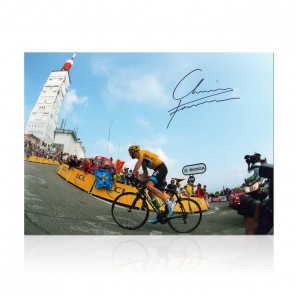 Chris Froome Signed Cycling Photo: Tour de France 2013