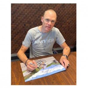 Chris Froome Signed Cycling Photo: 2018 Giro d'Italia