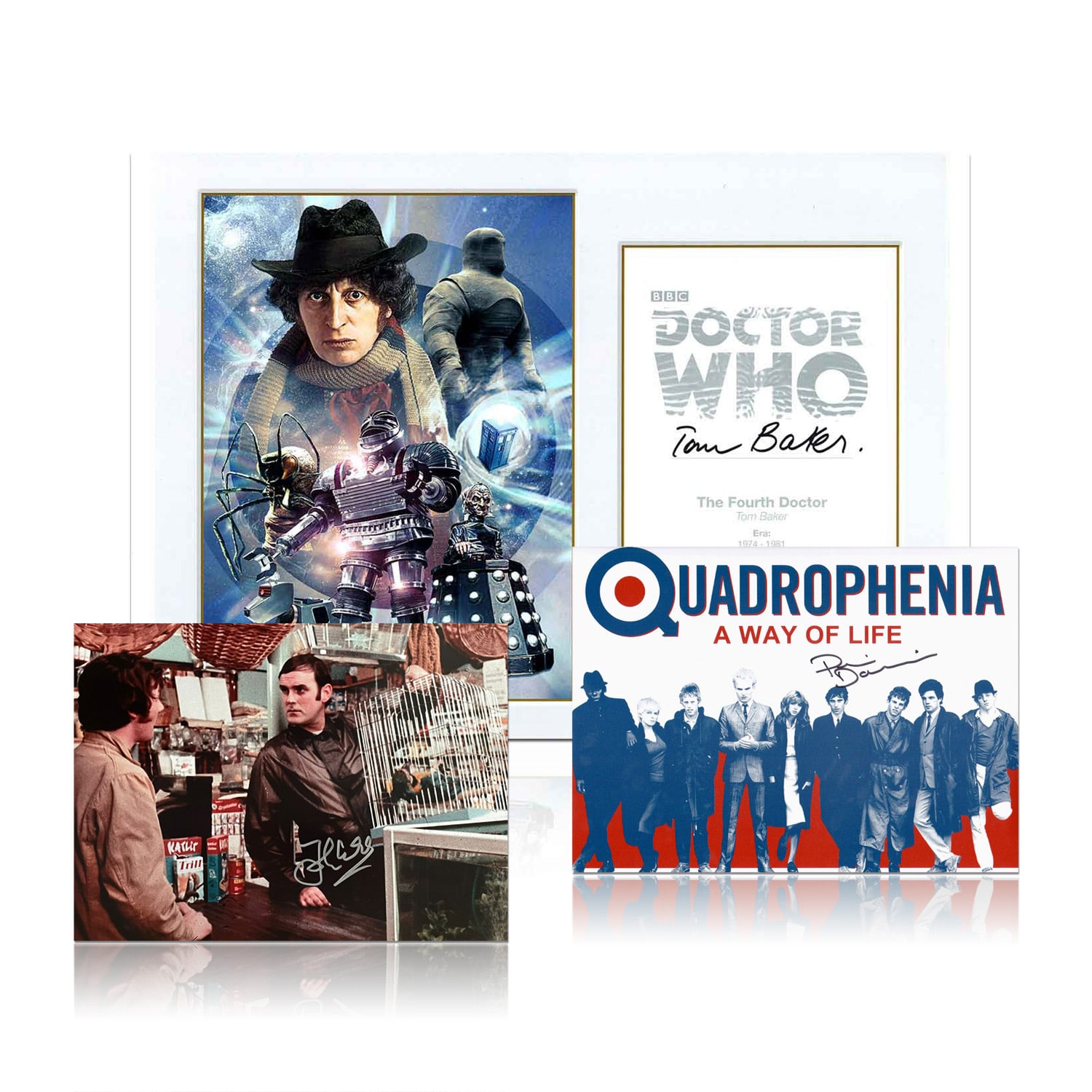 British Cult Classics Signed Memorabilia Bundle 