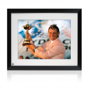Darren Clarke Signed Framed Photograph: Ryder Cup Hero 