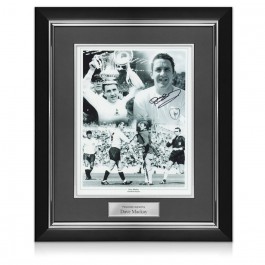 Dave Mackay Signed Tottenham Hotspur Photo. Deluxe Frame 