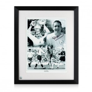 Dave Mackay Signed Tottenham Hotspur Photo. Framed 