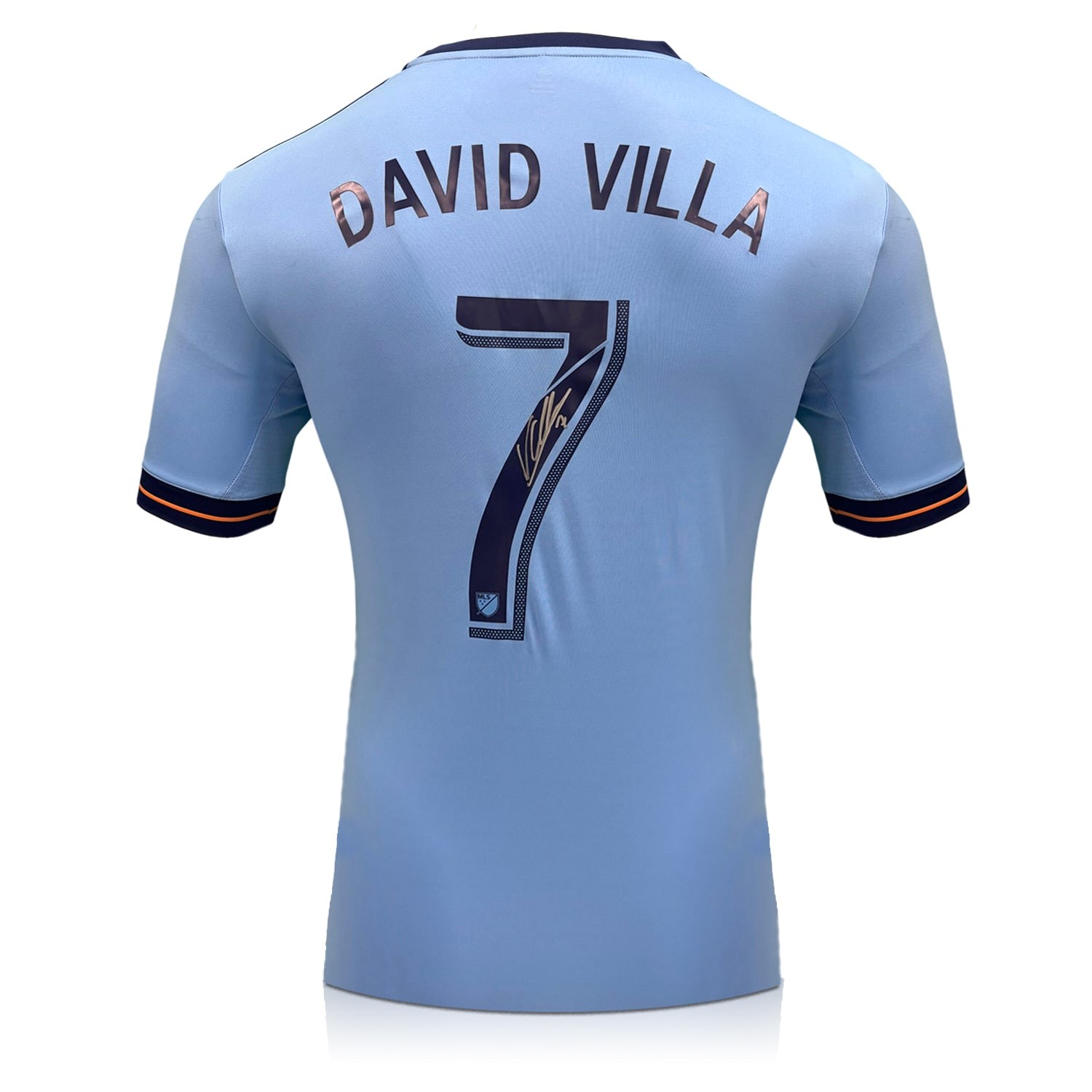 David Villa Signed Original New York City FC 2017-18 Football Shirt