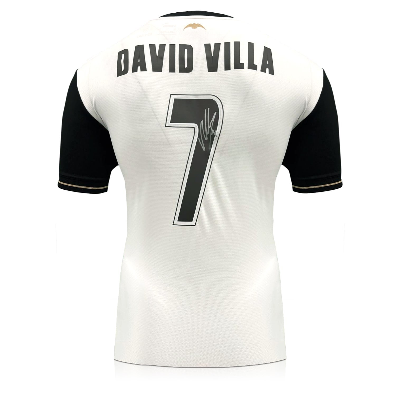David Villa Signed Valencia 2024-25 Football Shirt