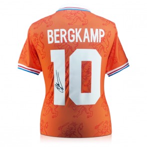 Dennis Bergkamp Signed Holland 1994 Football Shirt