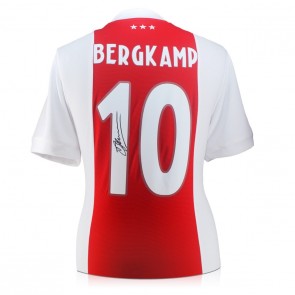 Dennis Bergkamp Signed Ajax 2021-22 Football Shirt	