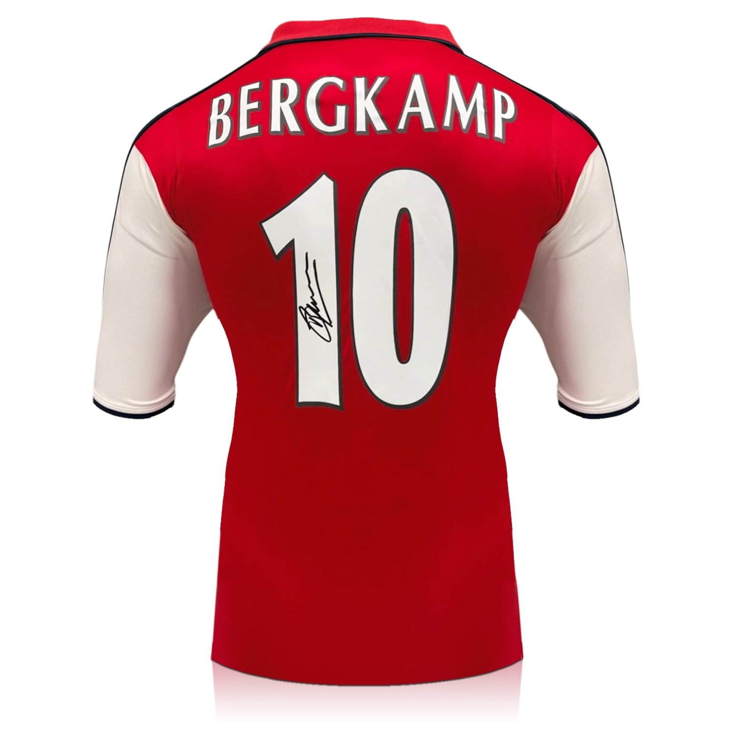 Dennis Bergkamp Signed Arsenal Original 2000-02 Football Shirt 