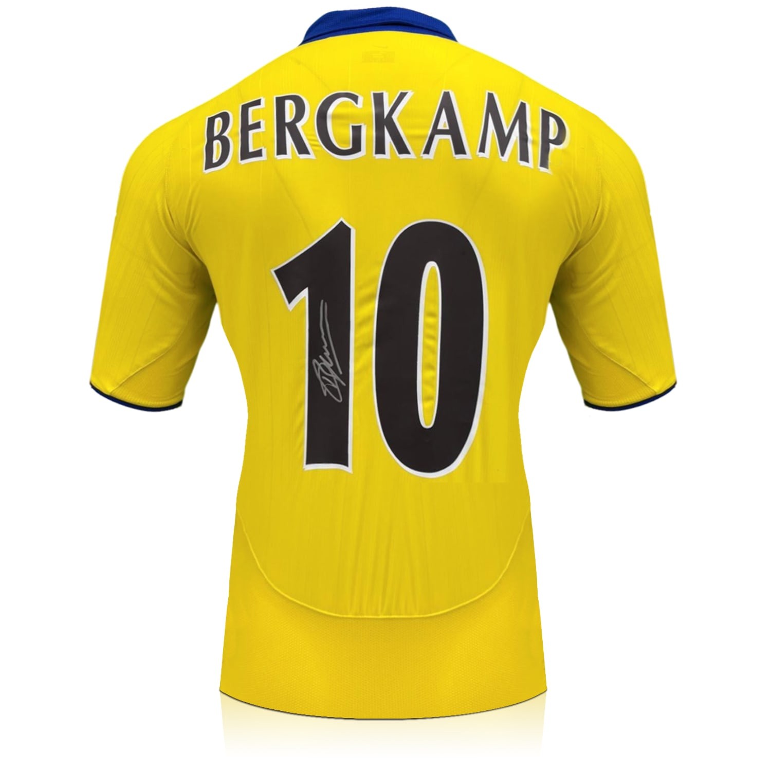Dennis Bergkamp Signed Arsenal Original 2003-04 Away Football Shirt