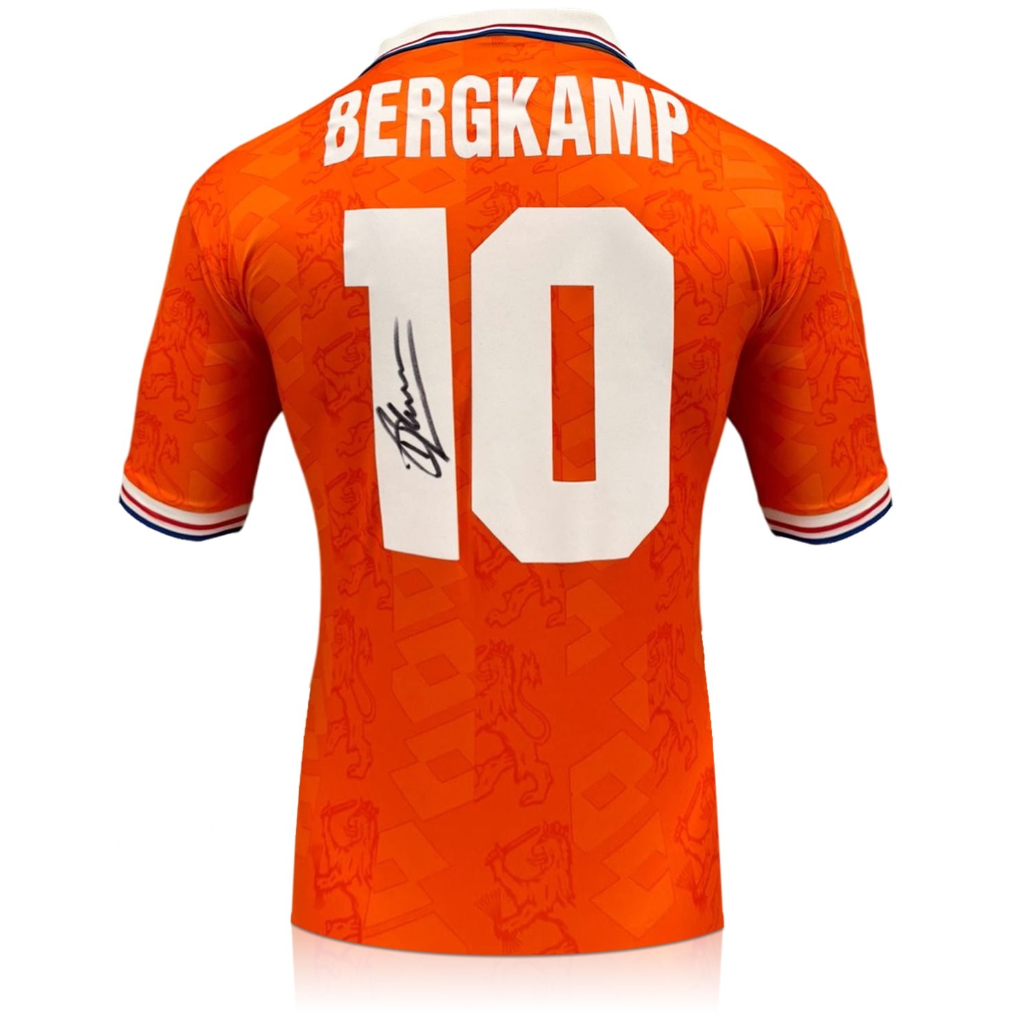Dennis Bergkamp Signed Original Holland 1994 Home Football Shirt (Original Print)