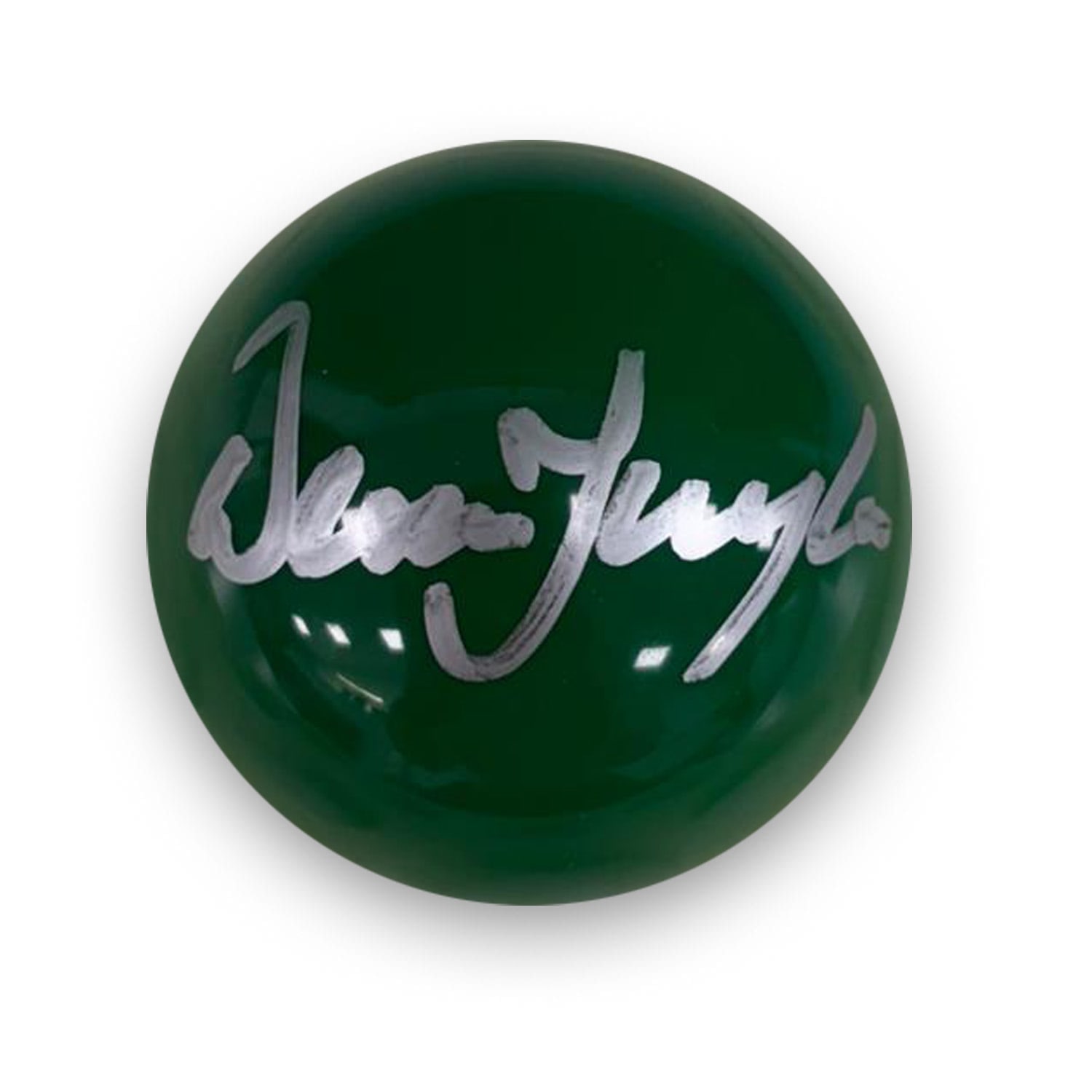 Dennis Taylor Signed Green Snooker Ball
