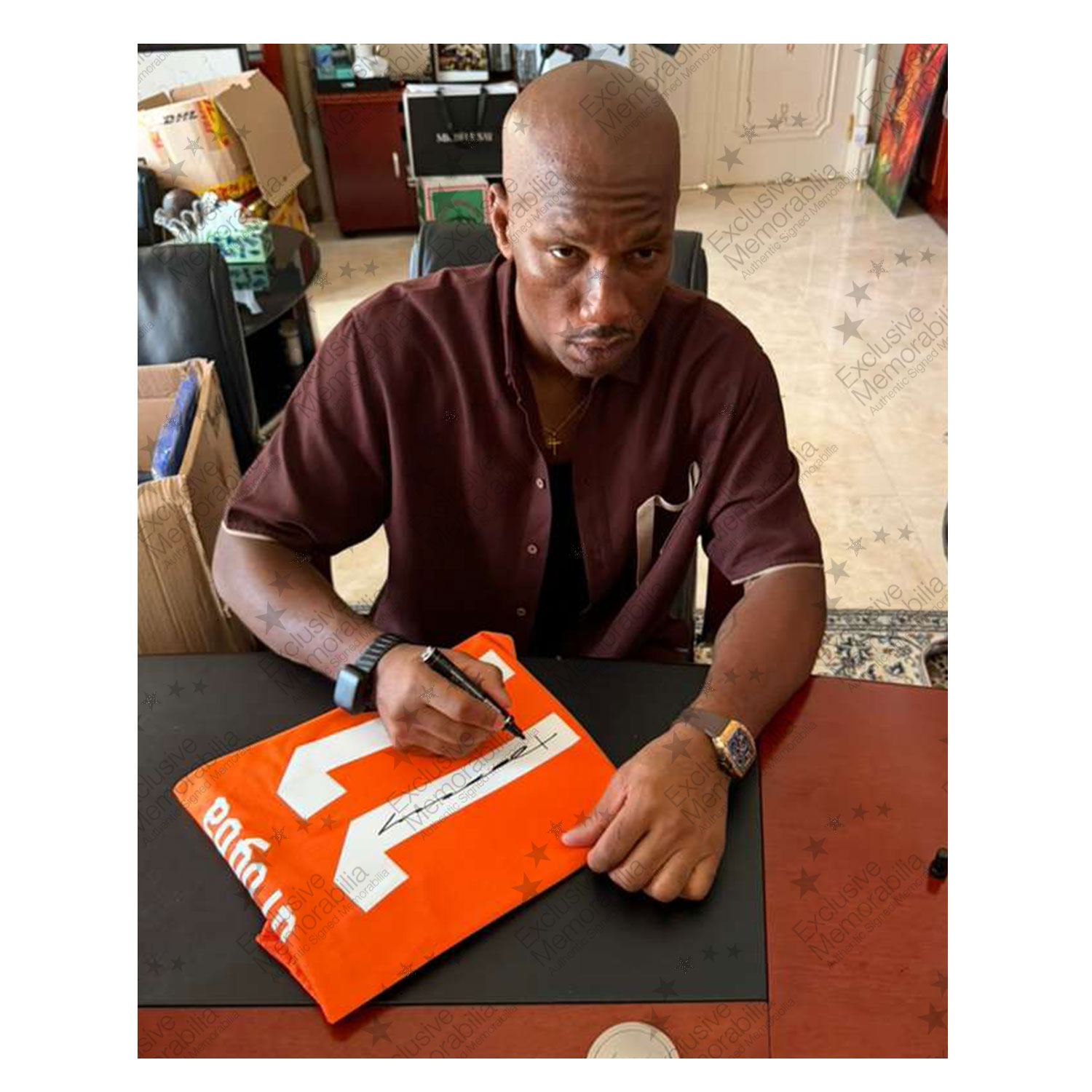 Didier Drogba Signed Ivory Coast 2024-25 Football Shirt