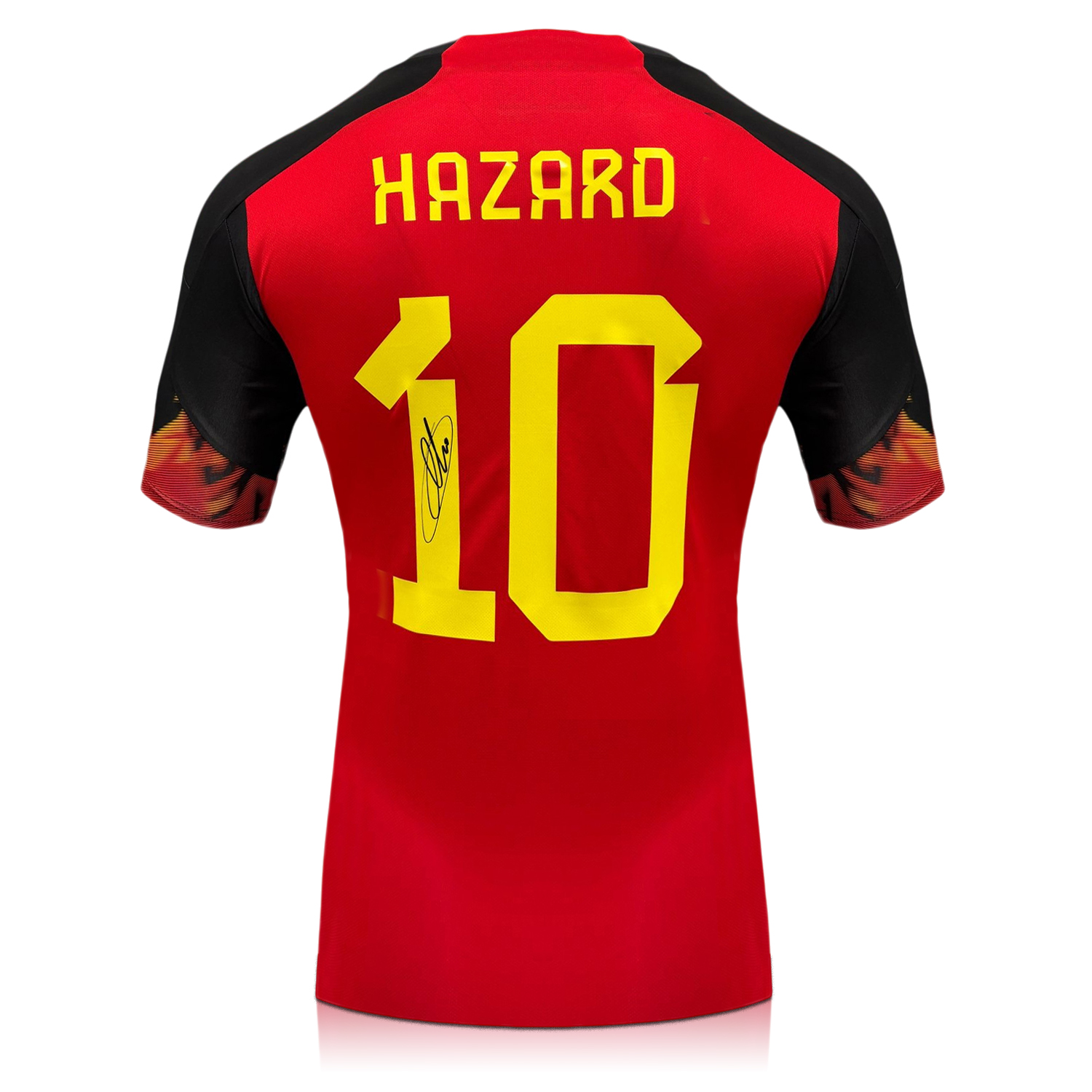 Eden Hazard Signed Original Belgium 2022-23 Football Shirt 