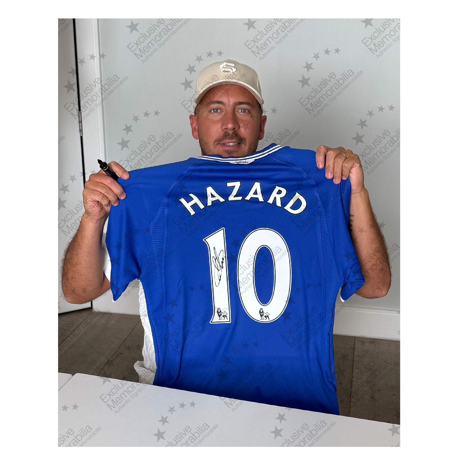 Eden Hazard Signed Chelsea 2000 Football Shirt