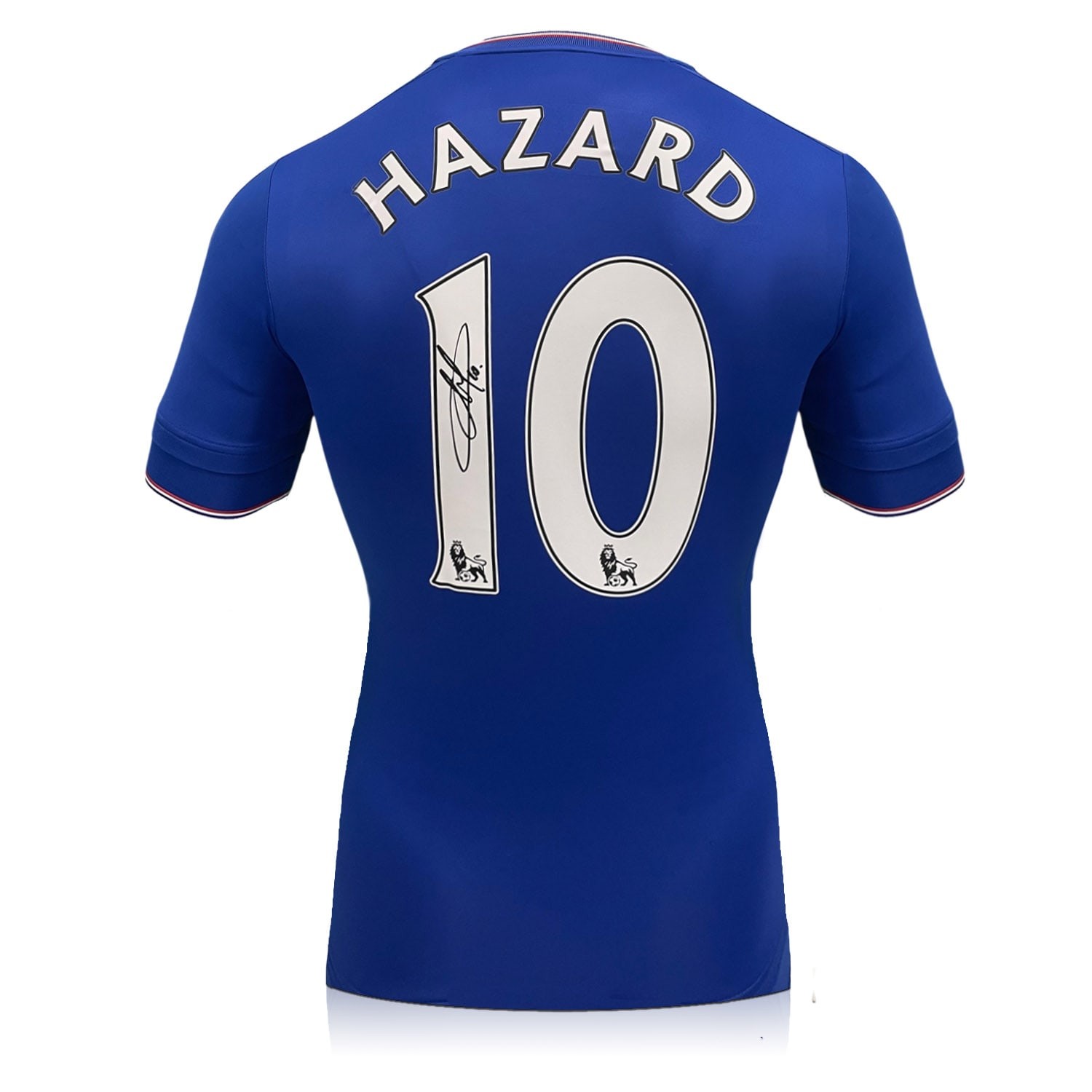 Eden Hazard Signed Chelsea 2015-16 Home Football Shirt 