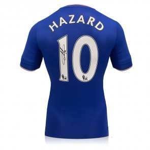 Eden Hazard Signed Chelsea 2015-16 Home Football Shirt