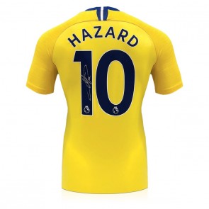 Eden Hazard Signed Chelsea 2018-19 Away Football Shirt 