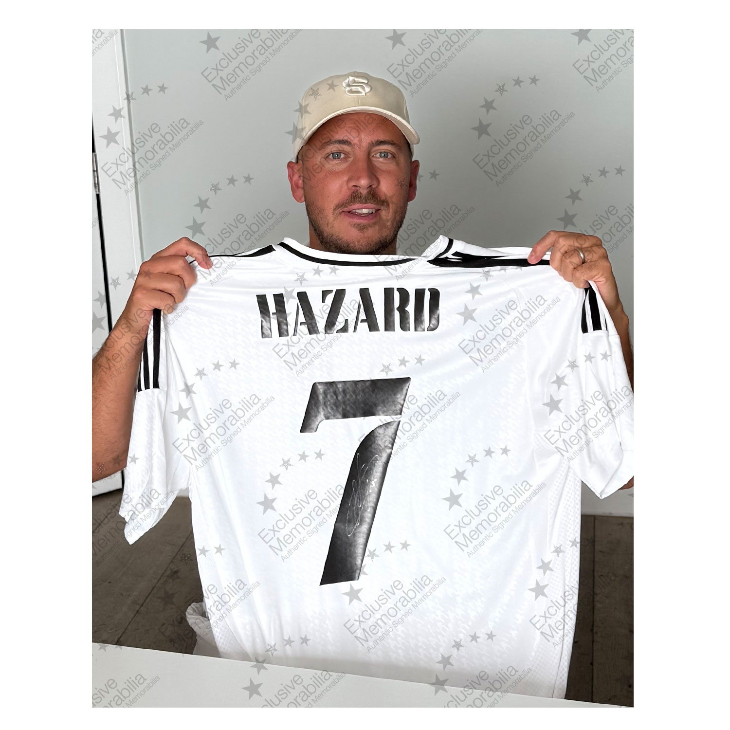 Eden Hazard Signed Real Madrid 2024-25 Football Shirt