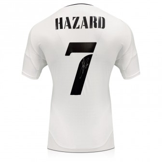 Eden Hazard Signed Real Madrid 2024-25 Football Shirt
