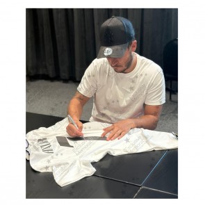 Eden Hazard Signed Real Madrid 2022-23 Football Shirt. Standard Frame