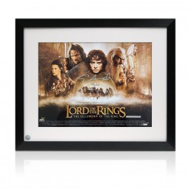 Elijah Wood Signed The Lord Of The Rings Poster: Frodo. Framed