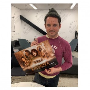 Elijah Wood Signed The Lord Of The Rings Poster